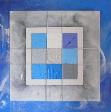 グレーとブルーの色